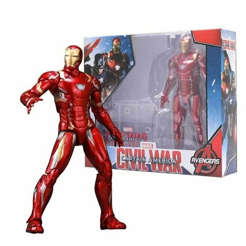 Железный Человек Iron Man Civil War фигуркa фигурка железный человек в броне mark 43 iron man аксессуары 18 5 см