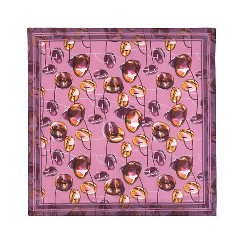 фото Платок павловопосадская платочная мануфактура, 80х80 см, мультиколор