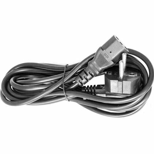 Кабель питания 5BITES PC207-10A IEC-320-C13 / CEE 7/7 SHCUKO / 220V / 3G*0.75MM / 1M кабель питания cee 7 7 iec 320 c13 exegate special pc 3s евровилка угловая schuko