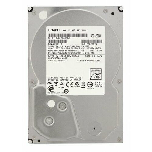 Жесткий диск Hitachi HDS5C3020ALA632 2Tb SATAIII 35 HDD 1184000₽