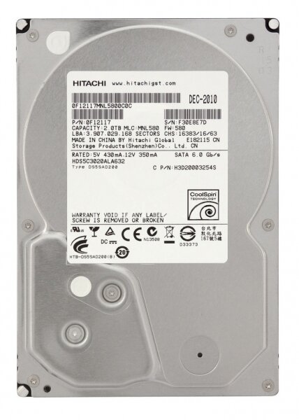 Жесткий диск Hitachi HDS5C3020ALA632 2Tb SATAIII 3,5" HDD