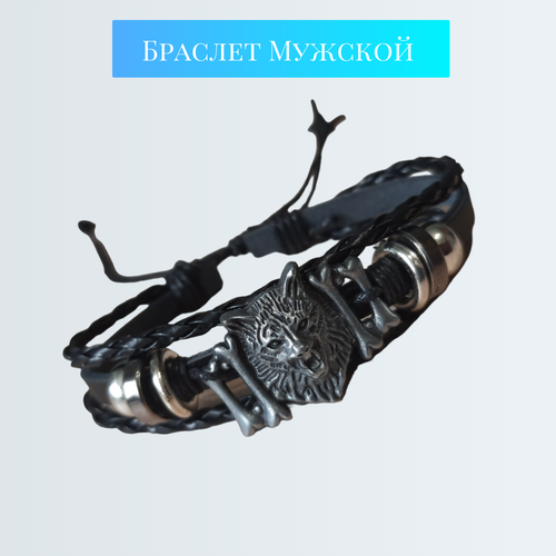фото Браслет, металл, 1 шт., размер one size, черный fashionwares