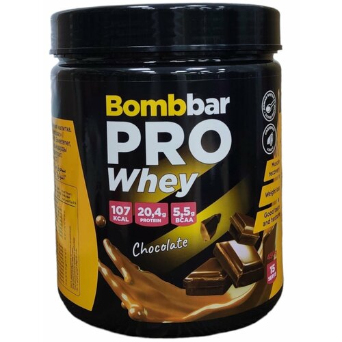 Сывороточный протеин Bombbar Whey Protein Pro 450 г, Шоколад