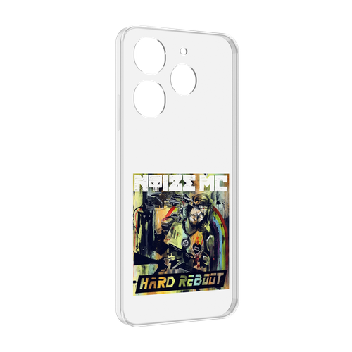 Чехол MyPads Hard Reboot Noize MC для Tecno Spark 10 Pro задняя-панель-накладка-бампер чехол mypads hard reboot noize mc для tecno pova 4 задняя панель накладка бампер