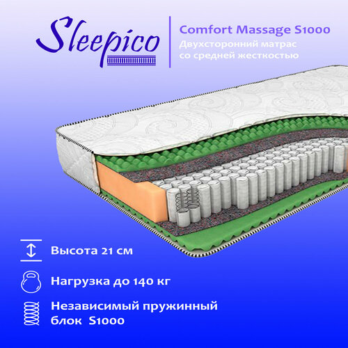 Матрас Sleepeco Sleepeco Comfort Massage S1000 (130 / 200)