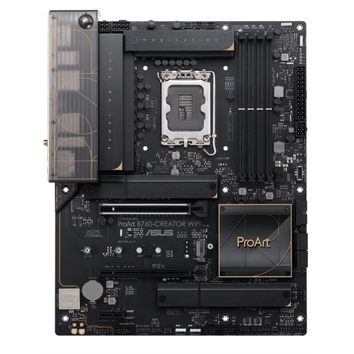 Материнская плата ASUS PROART B760-CREATOR WIFI LGA1700 B760 4DDR5 HDMIDP 4xSATA3 RAID 3xM2 Audio Gb LAN USB 32 USB 20 ATX 90MB1FY0-M0EAY0 PROART B760-CREATOR WIFI 3138400₽