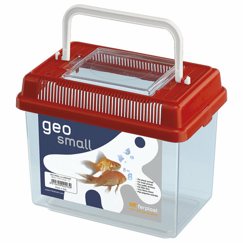 Пластиковая переноска-террариум для рыб и грызунов с крышкой GEO Small 1л.