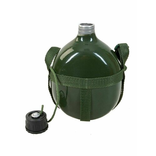 Фляжка армейская, походная для воды 0,7 литр с крышкой