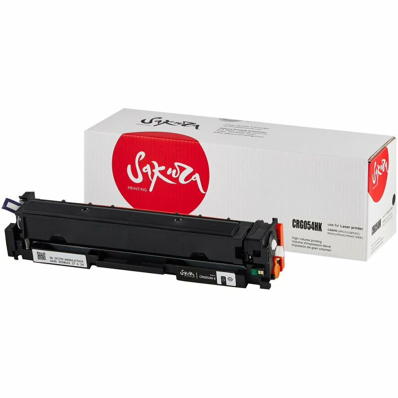 Картридж лазерный SAKURA CRG054HK чер. для Canon i-SENSYS LBP 621Cw/623Cdw, 1611316