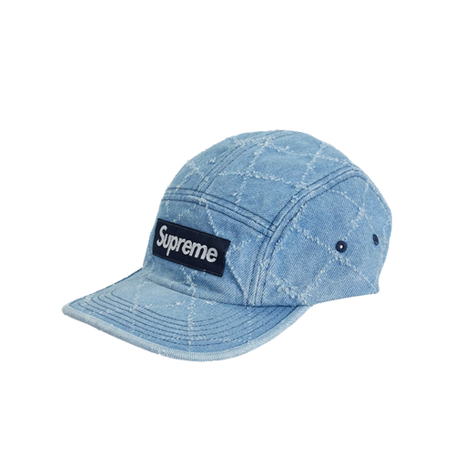 Кепка Supreme Punched Denim Camp Cap, размер OneSize, голубой alice in chains unisex denim hat can adjust denim cap baseball cap black