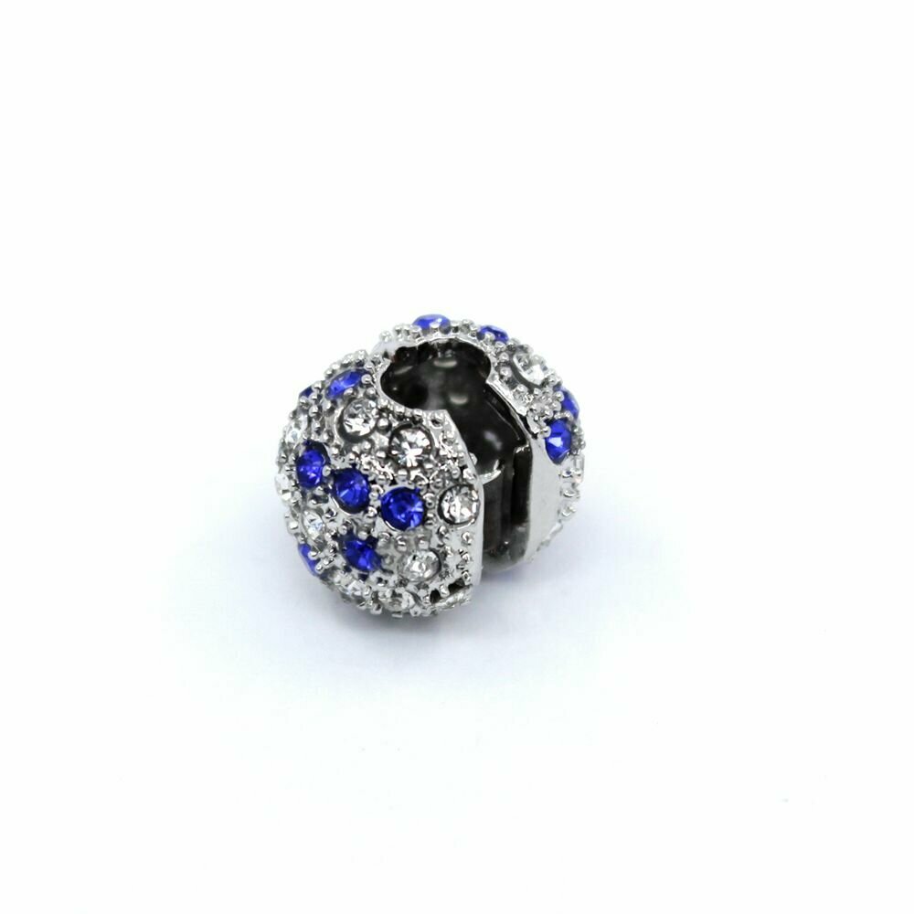 Шарм Handinsilver ( Посеребриручку ) Стоппер-клипса "Шарик" со стразамит) 