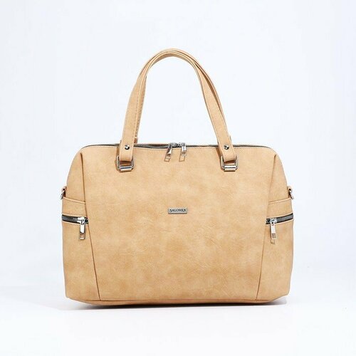 фото Сумка саквояж саломея, бежевый