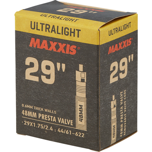 Велокамера Maxxis Ultralight 29X1.75/2.4 (44/61-622) 0.6 велониппель 48мм