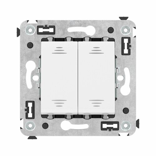Переключатель Аванти 2СП б/п 16А белое облако 4400124