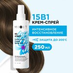 MIXIT Многофункциональный термозащитный спрей для волос 15 в 1 с пантенолом и маслом кокоса. Средство для объема с экстрактом миндаля, 250 мл - изображение