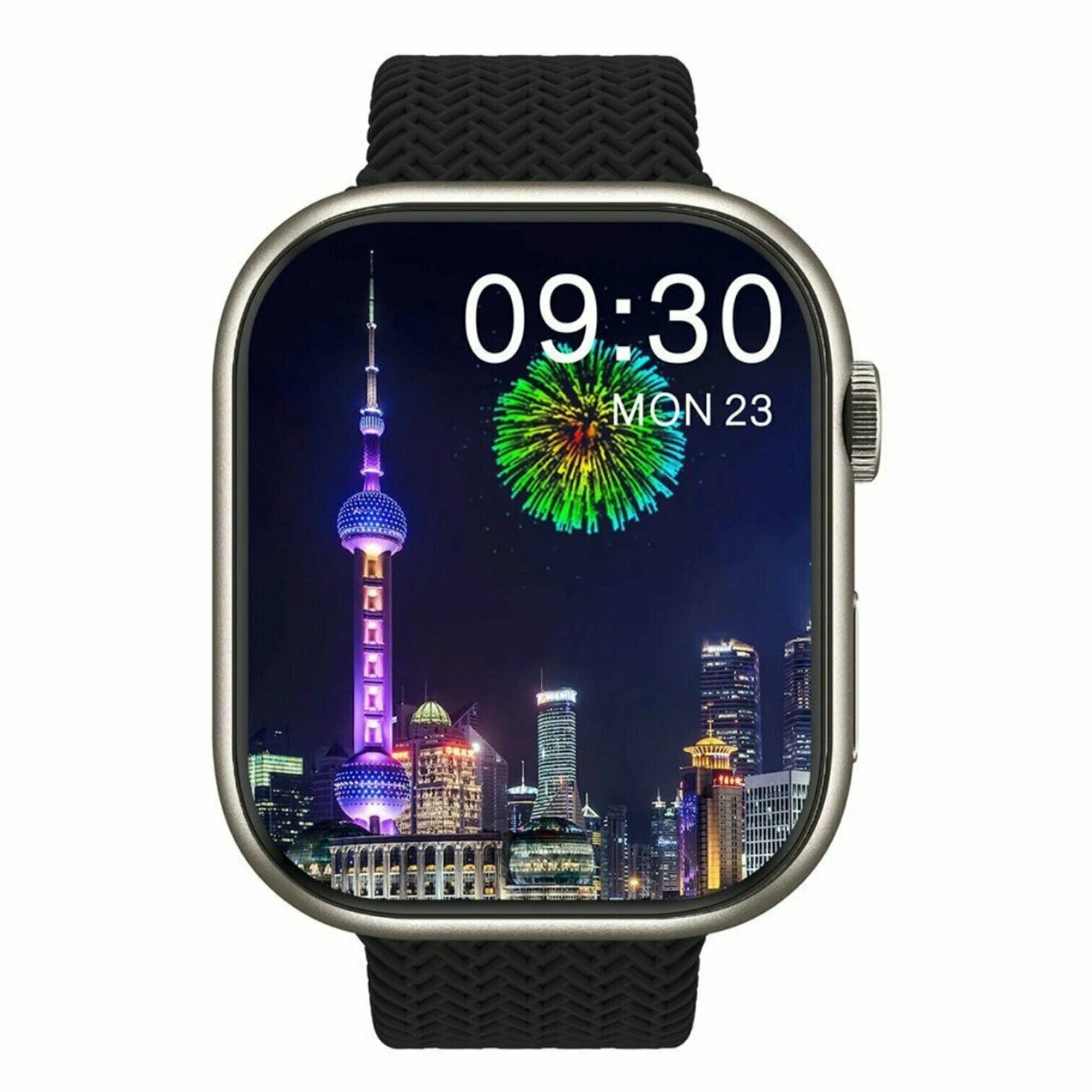 Умные часы 9, Smart Watch HK9 PRO Черные, Flupsic