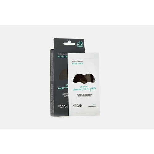 Угольные очищающие патчи для носа yadah charcoal cleansing nose pack 1269₽