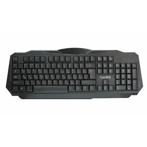 Клавиатура проводная FaisON, SILENT GAME, KB339, мембранная, 1.5 м, цвет: чёрный