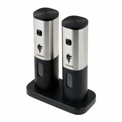 Набор электрических мельниц Leonord LE-17322 автоматические металлпластик от АКБ 4670₽