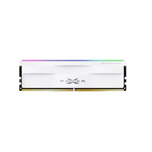 оперативная память для компьютера silicon power xpower zenith rgb dimm 64gb ddr5 5600 mhz sp064gxlwu560fdh Модуль памяти Silicon Power 16GB 5600МГц XPOWER Zenith RGB DDR5 CL40 DIMM 2Gx8 SR White