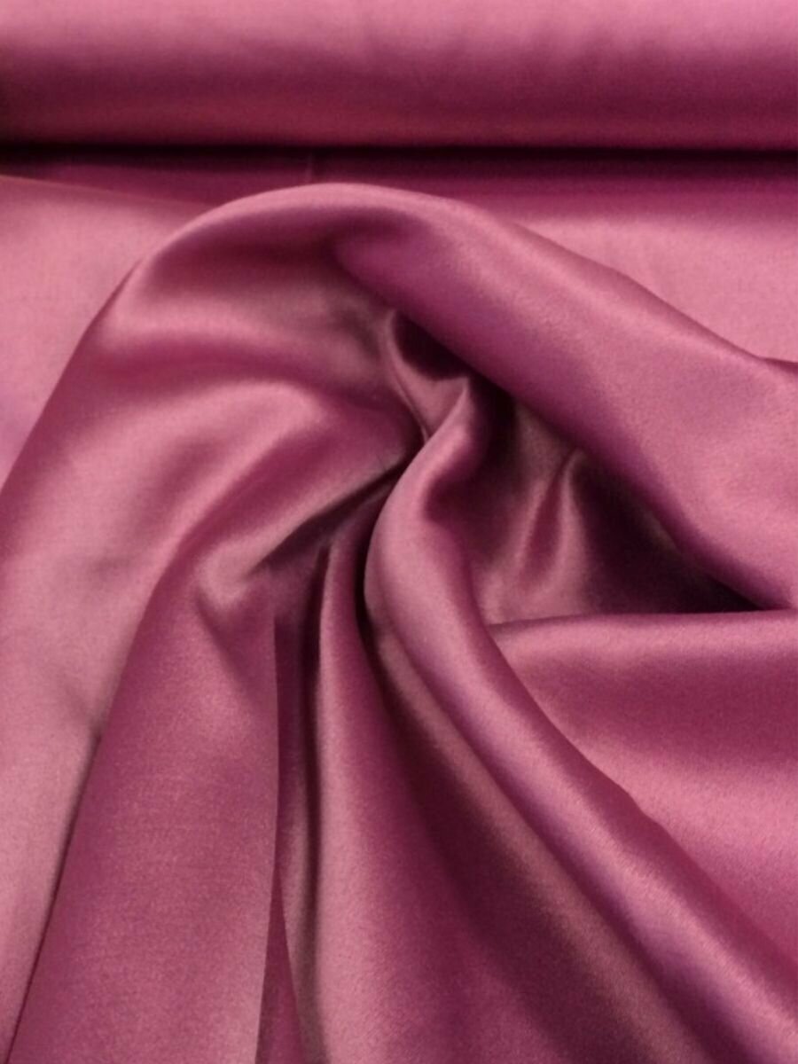 фото Атлас хлопковый розовый 150х140 см.