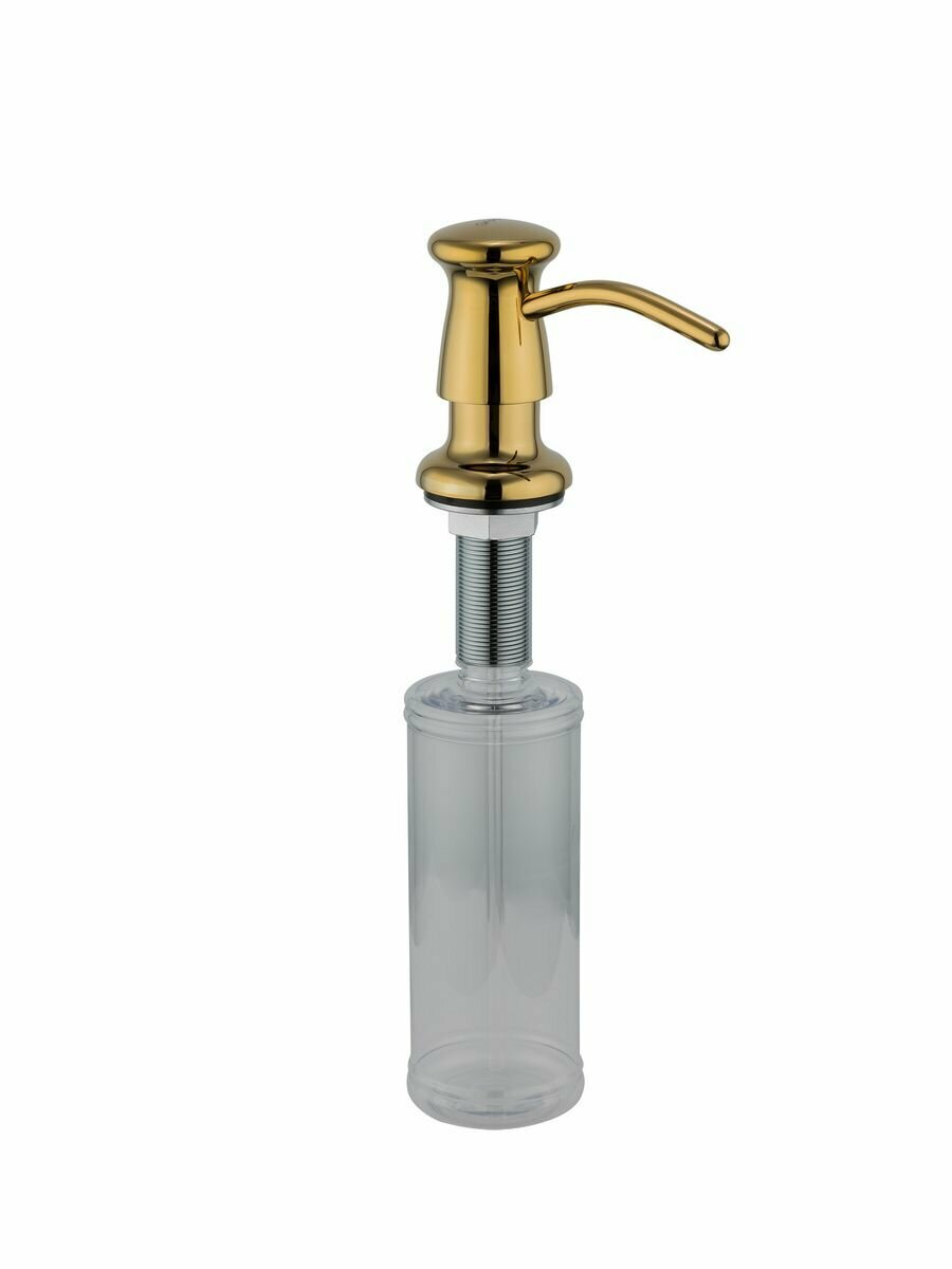 Дозатор для жидкого мыла, Gappo, встраиваемый, 300 мл, золото, G403-6