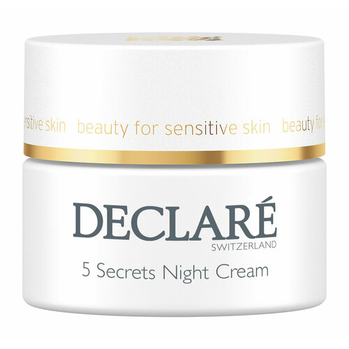 Восстанавливающий ночной крем для лица Declare 5 Secrets Night Cream