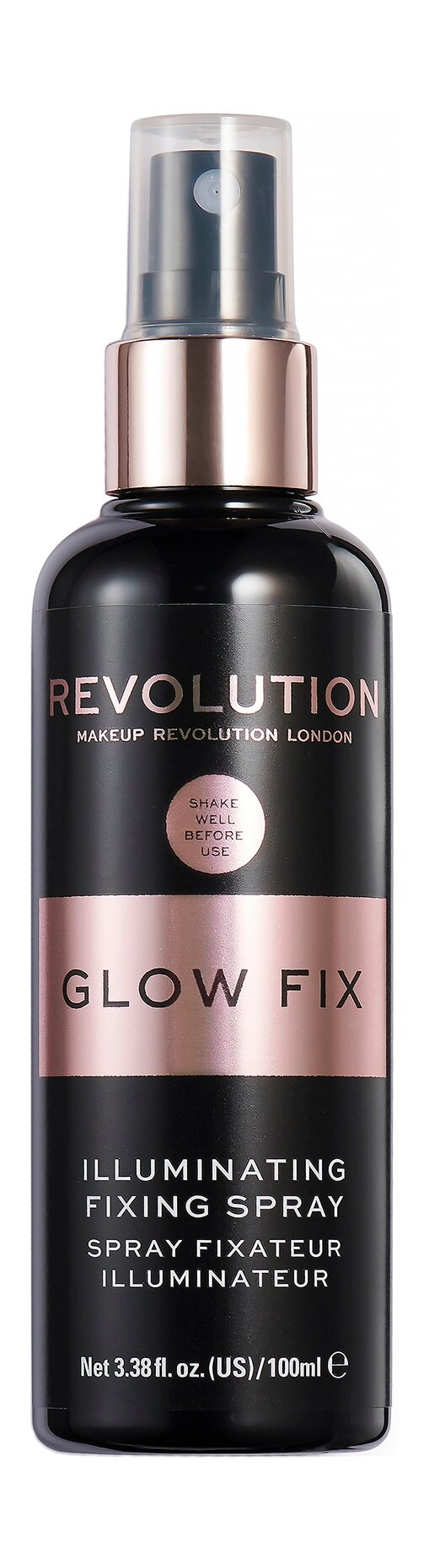Спрей для фиксации макияжа со светоотражающими частицами Revolution Makeup Illuminating Fixing Spray /100 мл/гр.