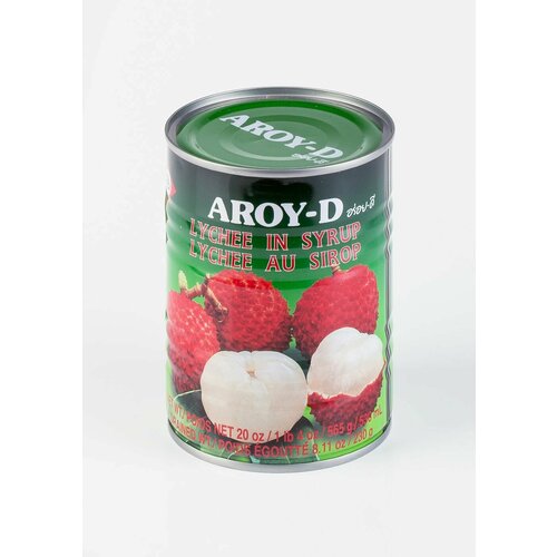 Фруктовые консервы Aroy-D Личи в сиропе, 565 г