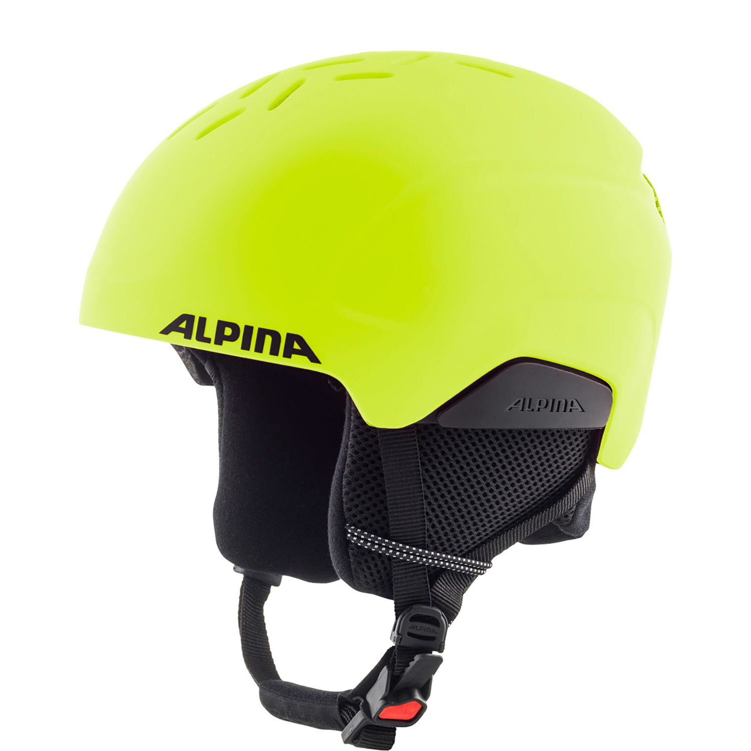 Шлем детский ALPINA Pizi Neon-Yellow Matt (см:51-55)