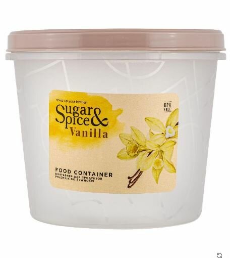 Контейнер для хранения продуктов Sugar&Spice Vanilla 0,7л цвет - латте