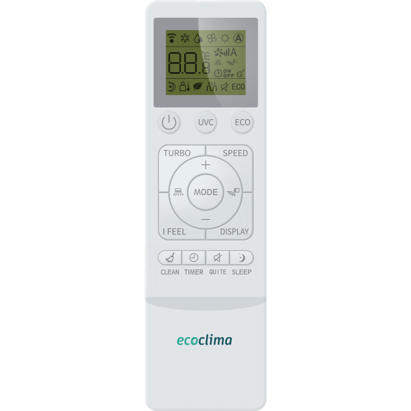 Настенная сплит-система Ecoclima ECW-12QC + EC-12QC, белый - фотография № 6