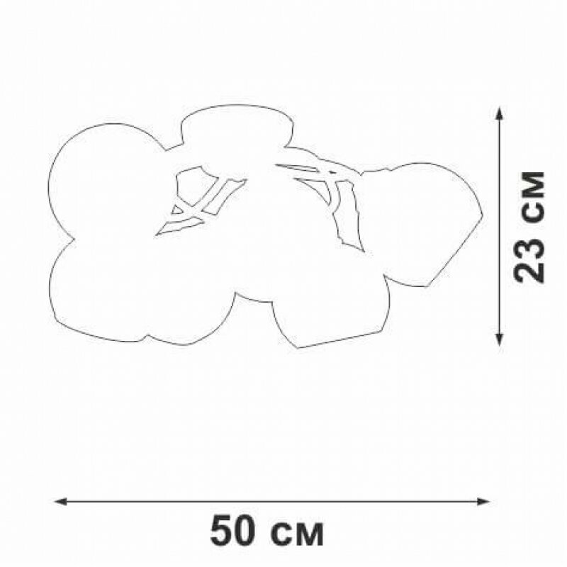 Потолочная люстра Vitaluce V3959 V3959-0/3PL - фото №3