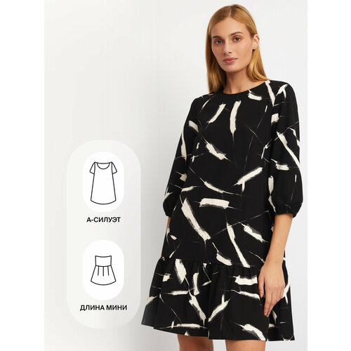 фото Платье zolla, размер m, черный