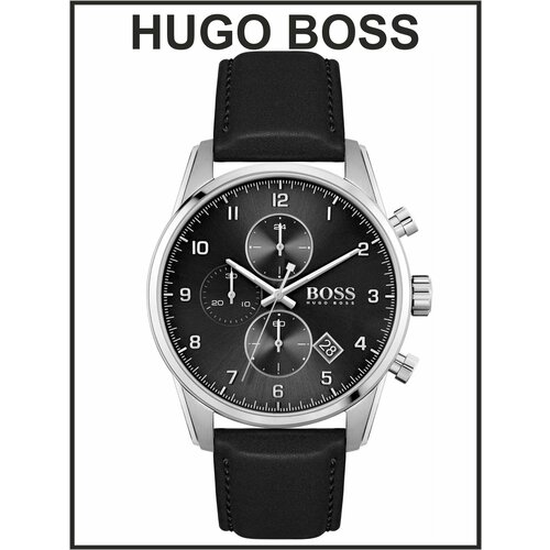 фото Наручные часы boss, серый, черный