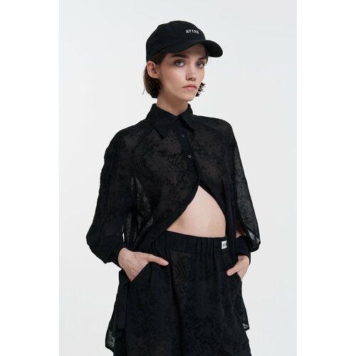 Рубашка Outlaw Moscow, размер 46, черный