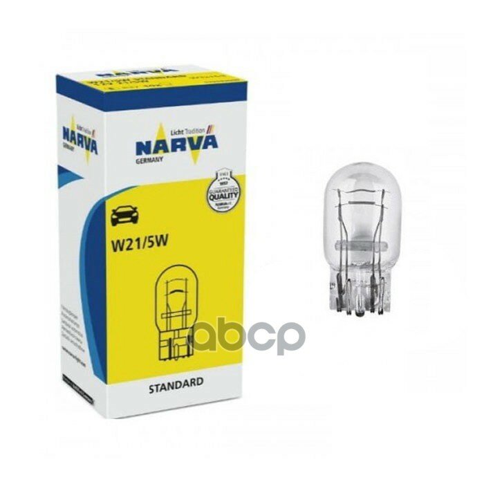 Лампа 12V W21/5W 21/5W Narva 1 Шт. Картон 17919 Narva арт. 17919