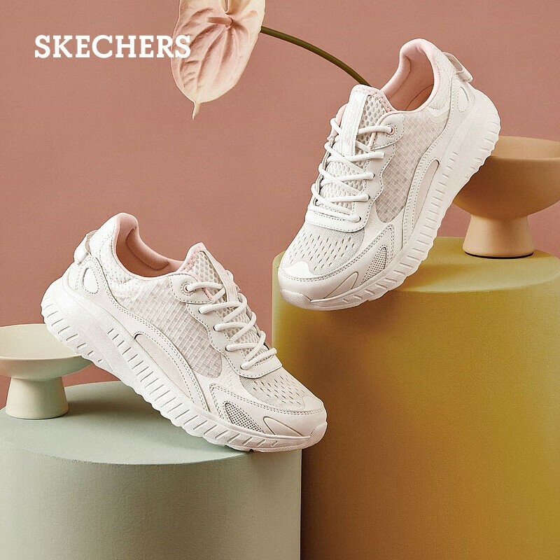 Кроссовки SKECHERS, размер 39 EU, white/light pink