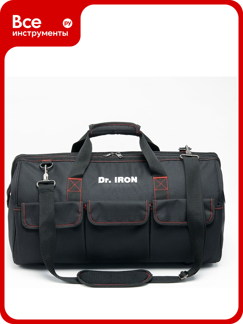 Сумка для инструмента с ремнем 500x230x300 мм Dr. IRON DR1027