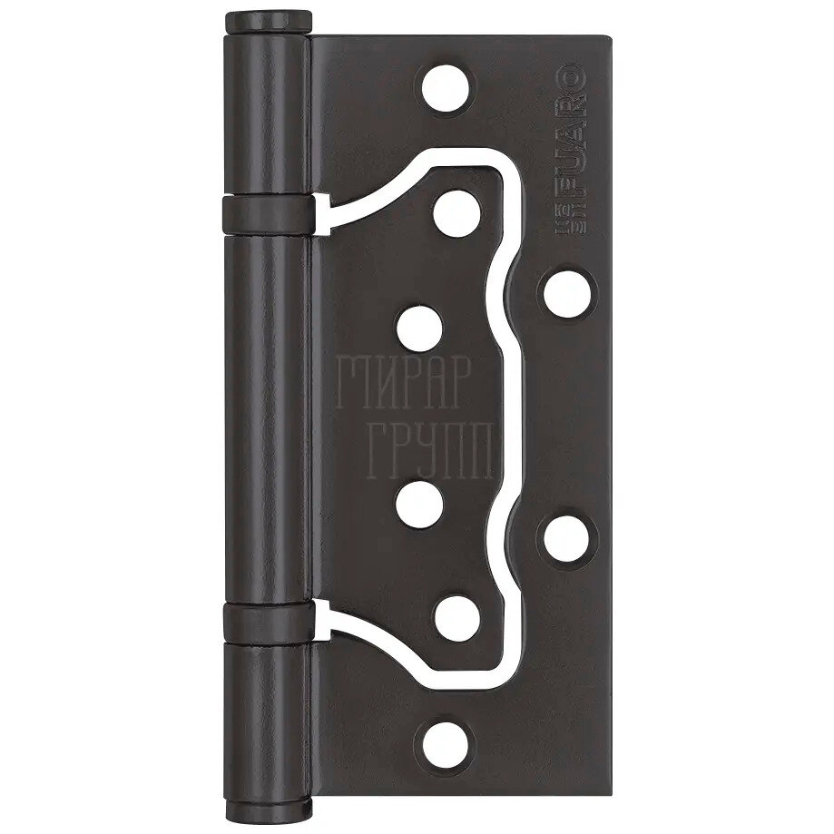 Петля Fuaro (Фуаро) универсальная без врезки IN4500W WAB (500-2BB 100x25) графит