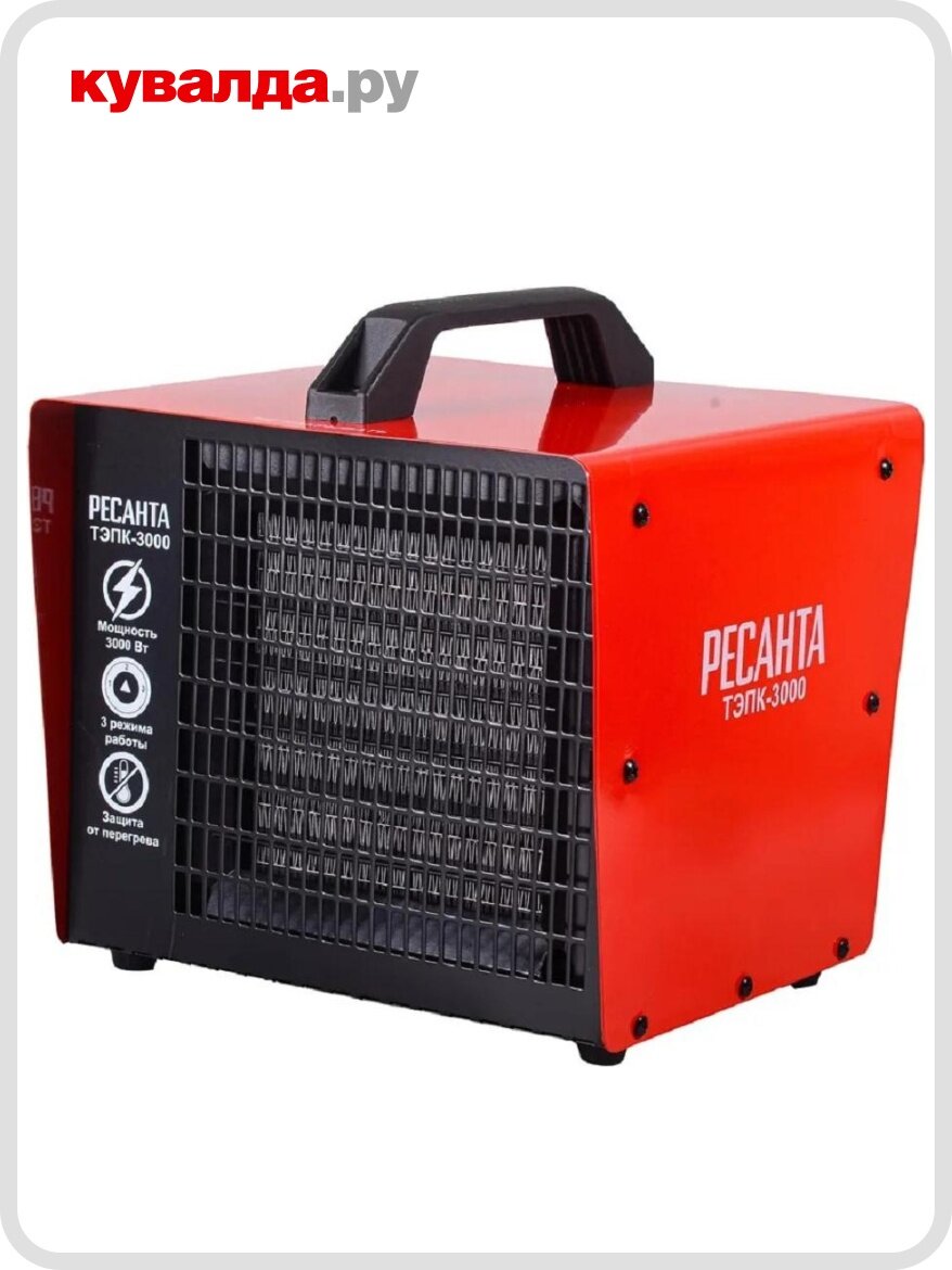Тепловая пушка электрическая Ресанта ТЭПК-3000
