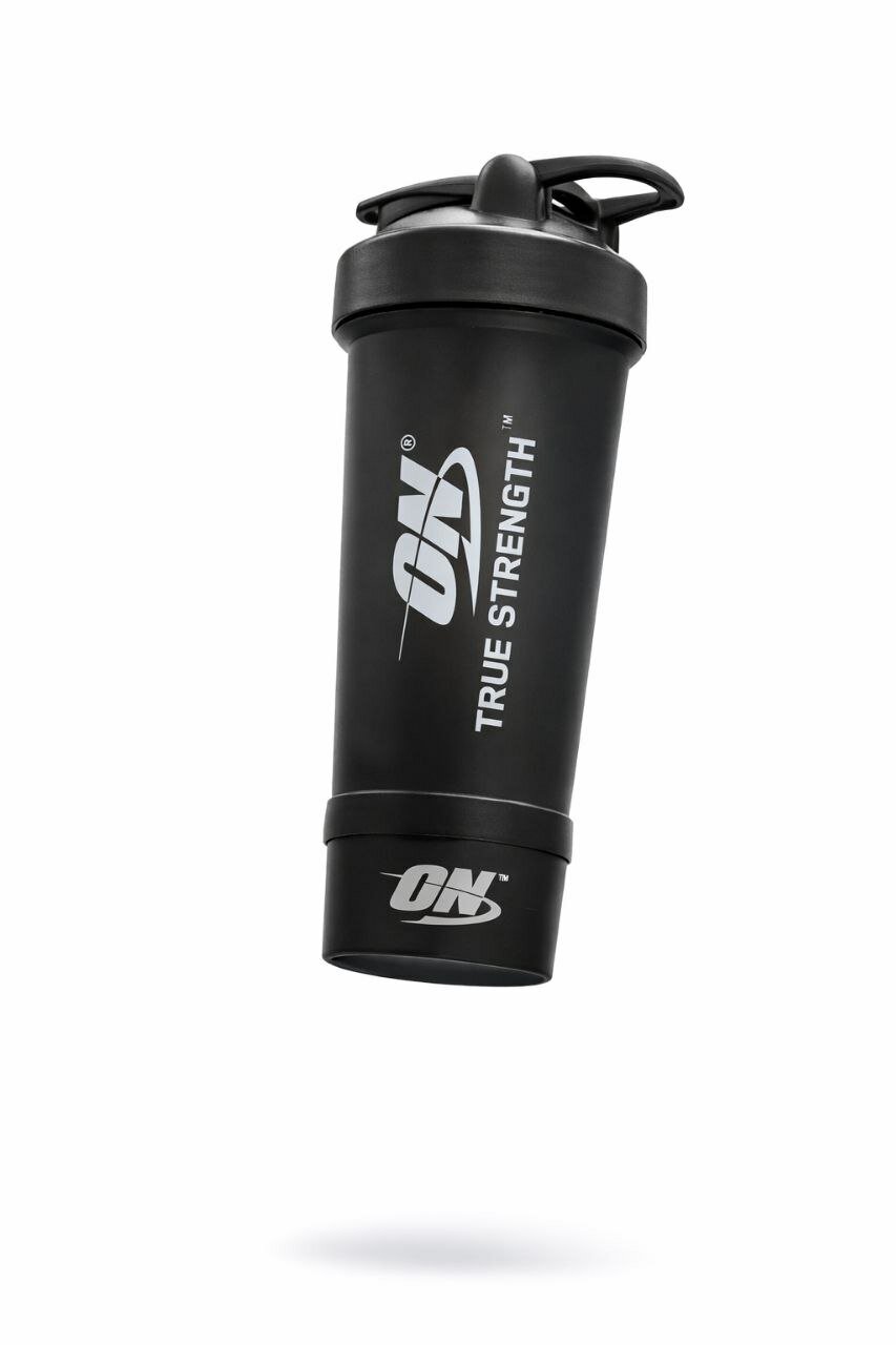 Шейкер Optimum Nutrition 500 мл с дополнительным контейнером для протеина и добавок