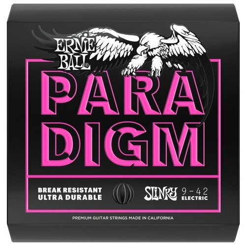 Струны для электрической гитары Ernie Ball Paradigm (9-11-16-24w-32-42), P02023