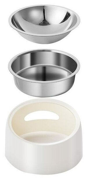 Миска для домашних животных Jordan Judy Pet Bowl Белая - фотография № 12