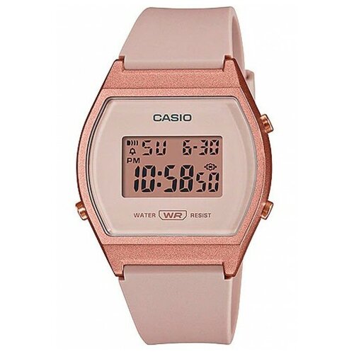 фото Наручные часы casio часы наручные женские casio collection lw-204-4a гарантия 2 года, золотой, черный