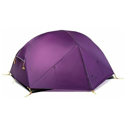 Палатка Naturehike Mongar NH17T007-M 20D двухместная сверхлегкая, фиолетовая