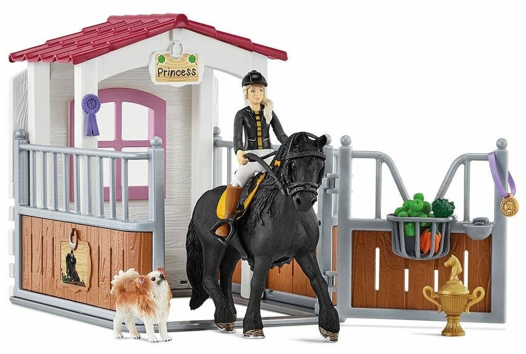 Игровой набор Schleich Загон для лошадей с Тори и Принцессой