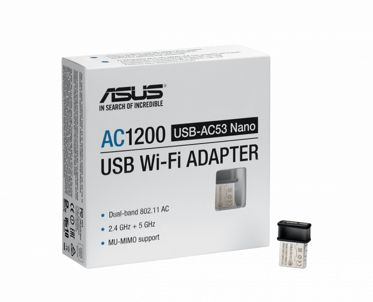 wifi usb адаптер ASUS Nano - фото №6