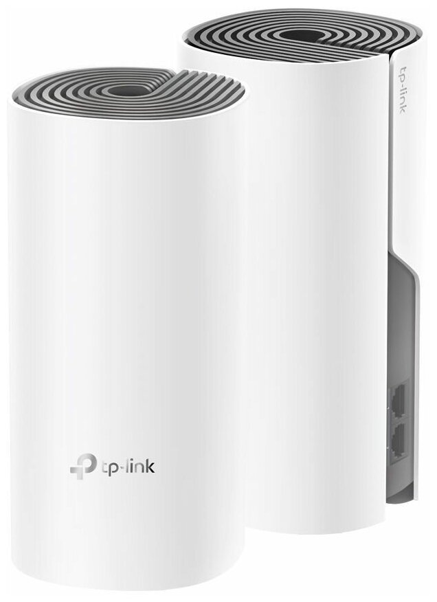 Бесшовный Mesh роутер TP-LINK Deco E4, белый, 2 шт. в комплекте [deco e4(2-pack)] - фото №2