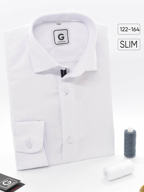 Школьная рубашка GIOVANNI, размер 164, белый